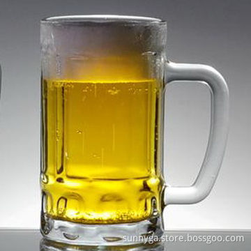 Beer Mug with Capacity of 406mL, 506g Weight, Sized 75/75/136mm